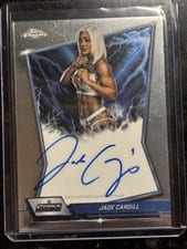 2026 Topps Chrome WWE Blue Brand Autographs Jade Cargill #BBA-JAD card