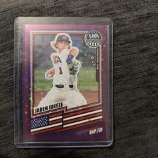 2026 Panini Stars and Stripes Prizm USA Jaden Freeze #116 card