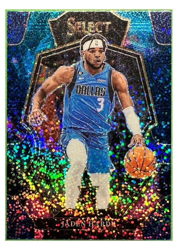 2022-23 Panini Select Base Set Jaden Hardy Cosmic Prizm #174 card
