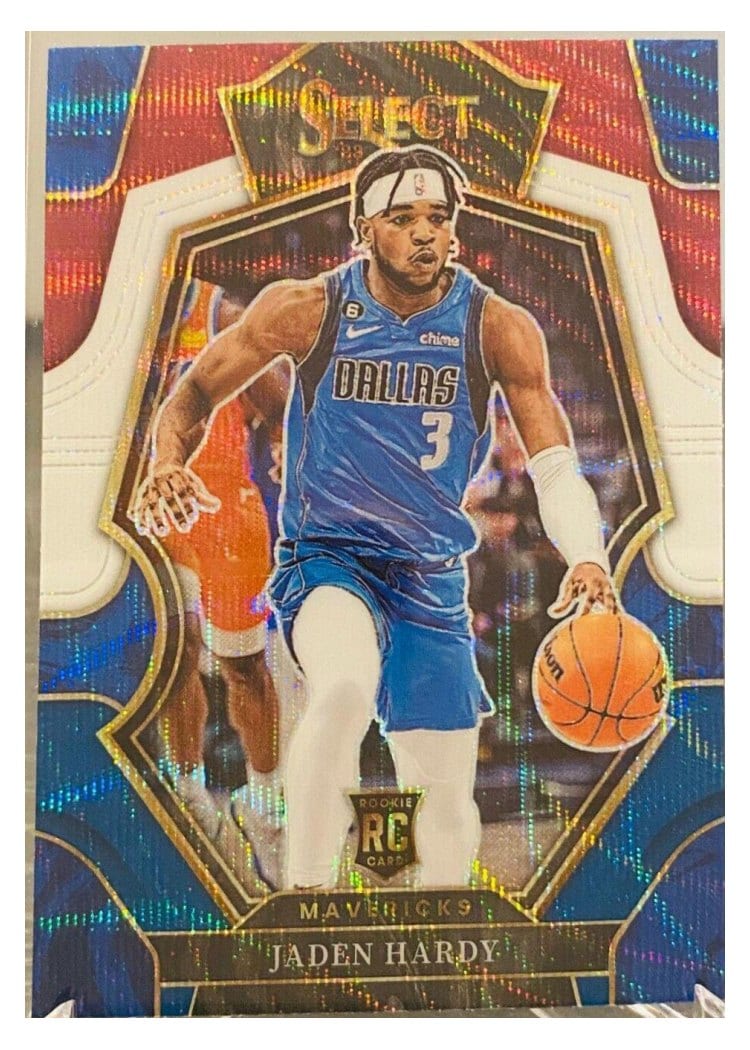 2022-23 Panini Select Base Set Jaden Hardy Tri Color Prizm #174 card