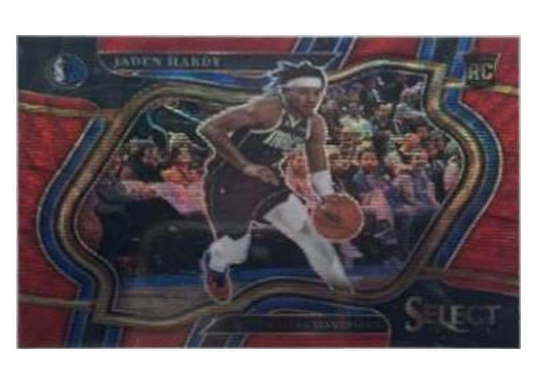 2022-23 Panini Select Base Set Jaden Hardy Red Wave Prizm #281 card