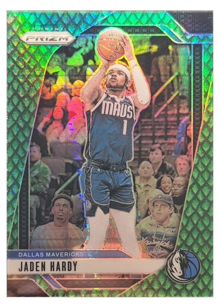 2024-25 Panini Prizm Base Set Jaden Hardy #128 card