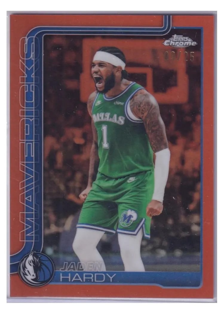 2025 Topps Chrome Update Jaden Hardy #140 card