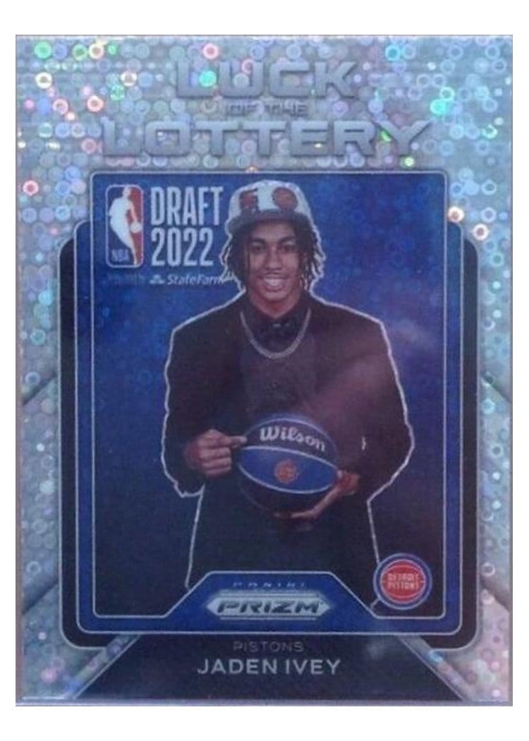 2022-23 Panini Prizm Base Set Jaden Ivey Fast Break Prizm #256 card