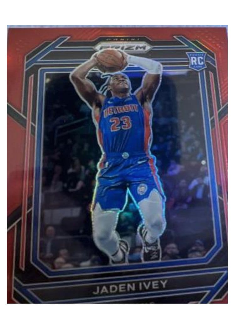 2022-23 Panini Prizm Base Set Jaden Ivey Red Prizm #256 card