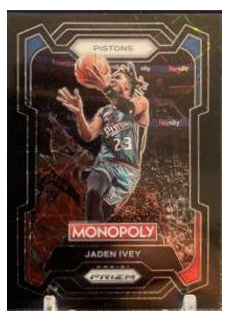 2023-24 Panini Prizm Monopoly Base Set Jaden Ivey Black #26 card