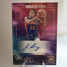 2024-25 Hoops Hoops Ink Jaden Ivey #HI-IVE card