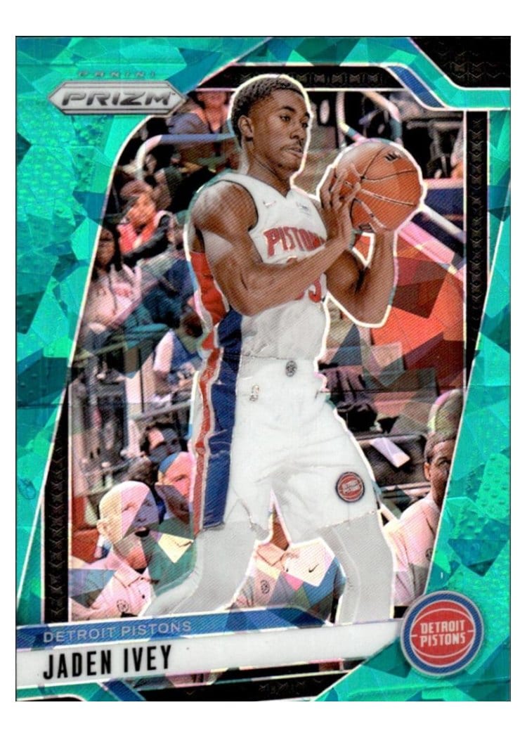 2024-25 Panini Prizm Base Set Jaden Ivey Teal Ice #194 card