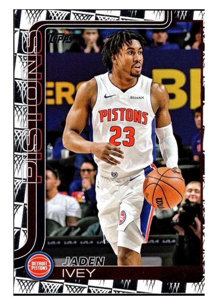2025-26 Topps Base Set Jaden Ivey Season Tip-Off #45 card