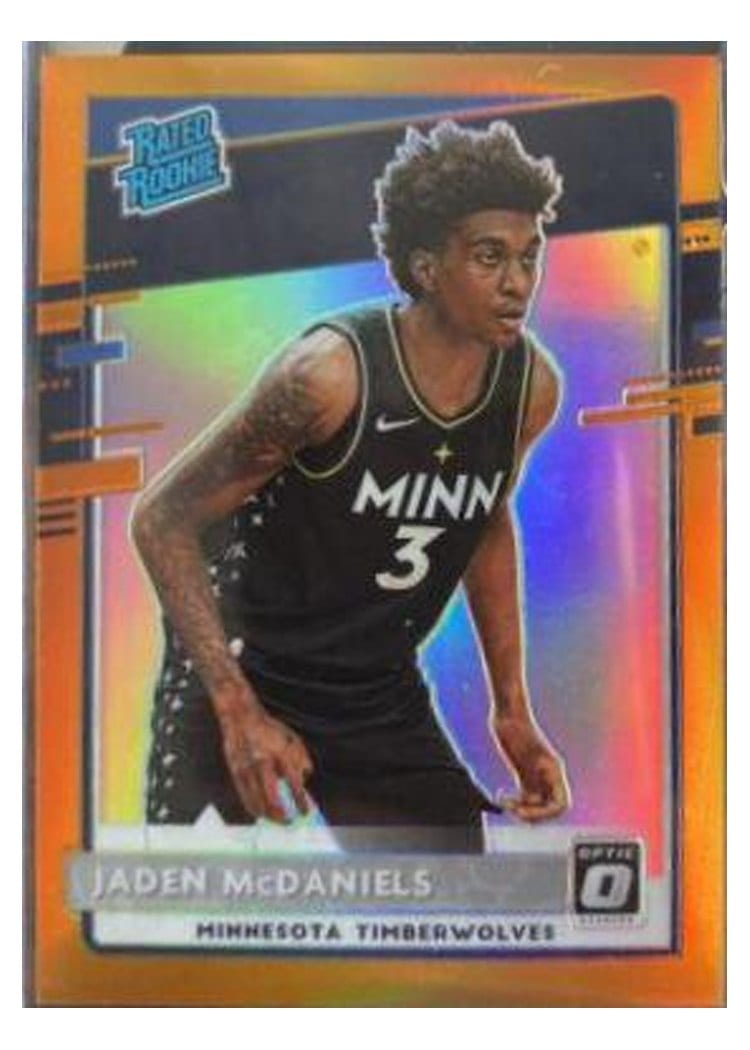 2020-21 Donruss Optic Base Set Jaden McDaniels #178 card