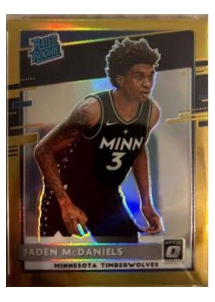 2020-21 Donruss Optic Base Set Jaden McDaniels #178 card