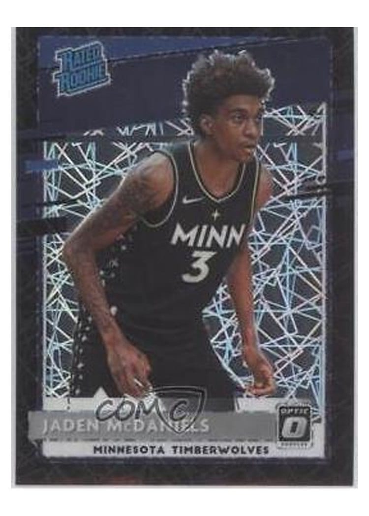 2020-21 Donruss Optic Base Set Jaden McDaniels #178 card