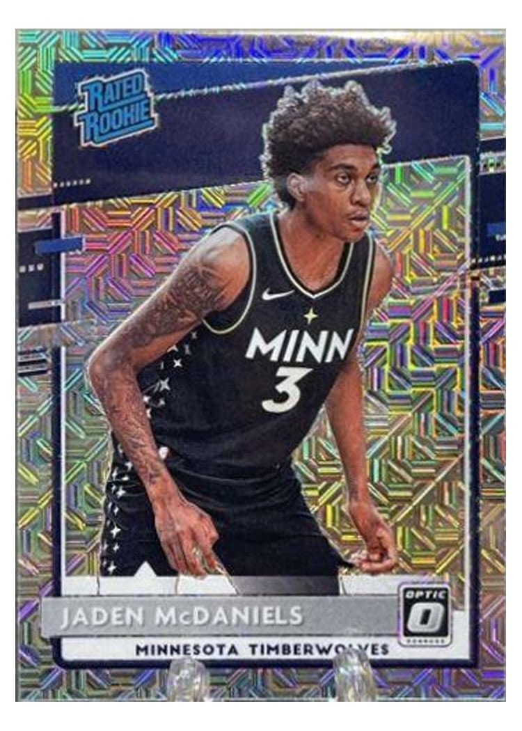 2020-21 Donruss Optic Base Set Jaden McDaniels #178 card