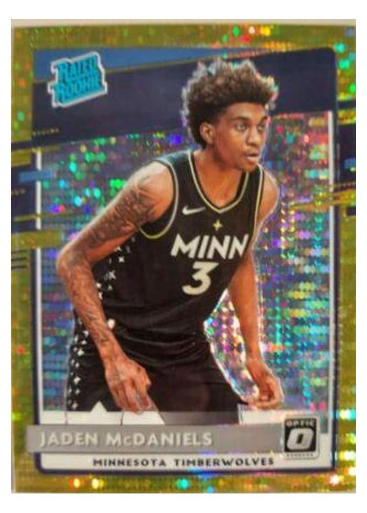 2020-21 Donruss Optic Base Set Jaden McDaniels #178 card