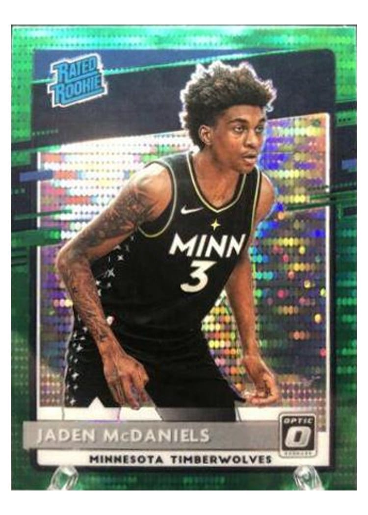 2020-21 Donruss Optic Base Set Jaden McDaniels #178 card