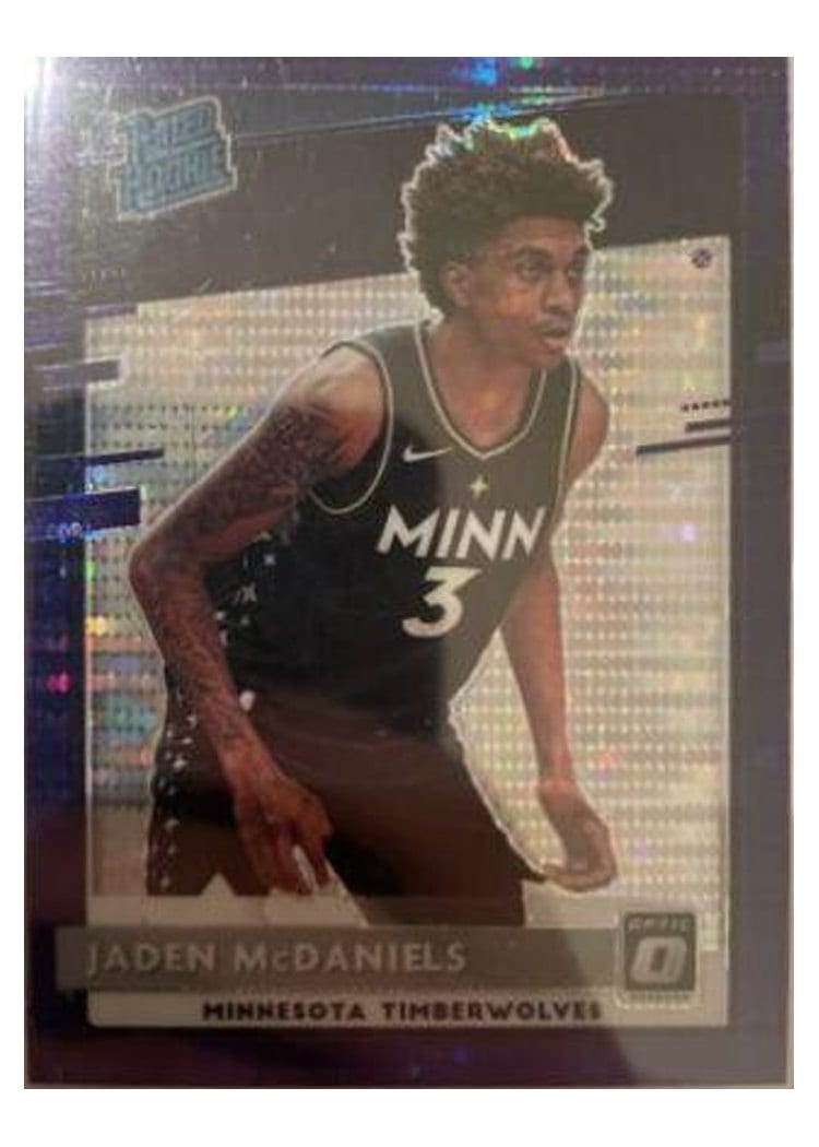 2020-21 Donruss Optic Base Set Jaden McDaniels #178 card