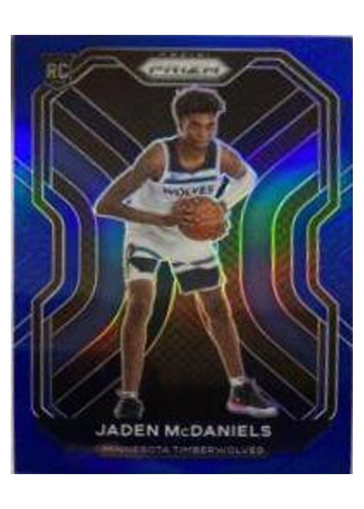2020-21 Panini Prizm Base Set Jaden McDaniels #277 card