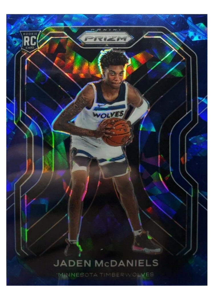 2020-21 Panini Prizm Base Set Jaden McDaniels #277 card