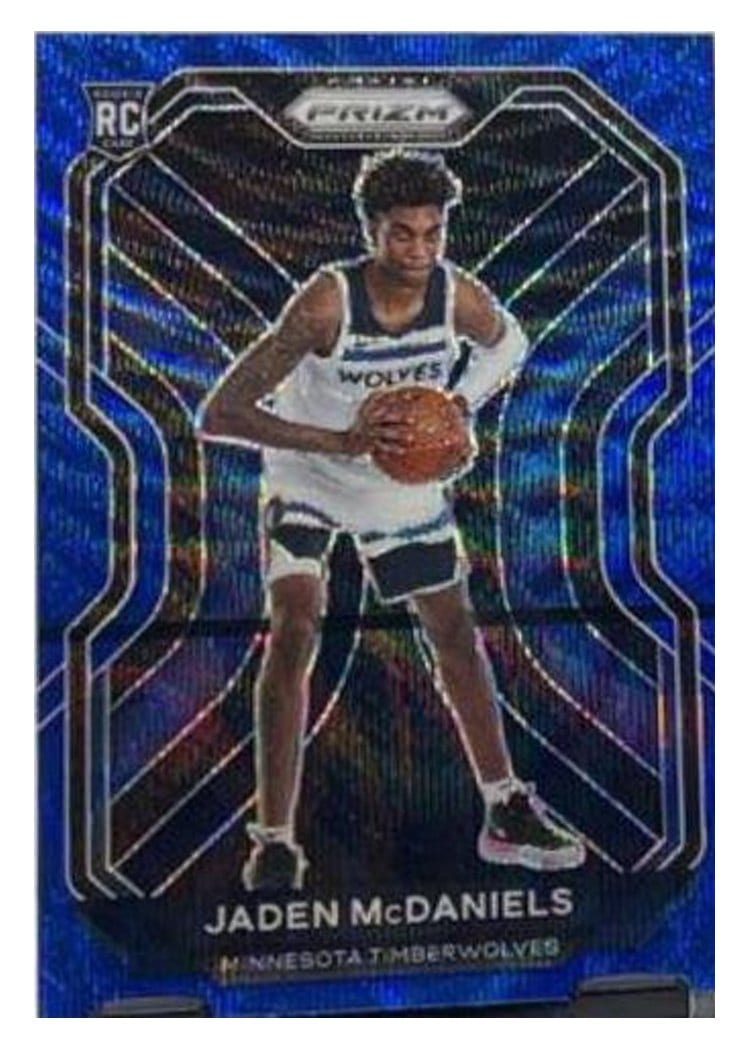 2020-21 Panini Prizm Base Set Jaden McDaniels #277 card