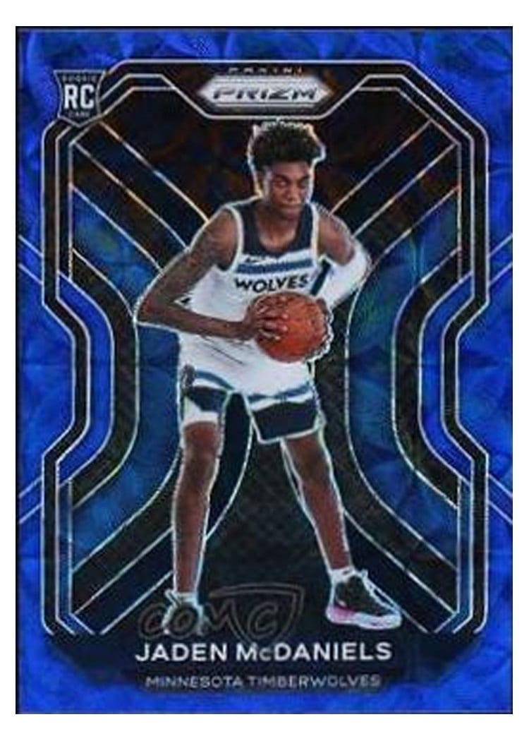 2020-21 Panini Prizm Base Set Jaden McDaniels #277 card