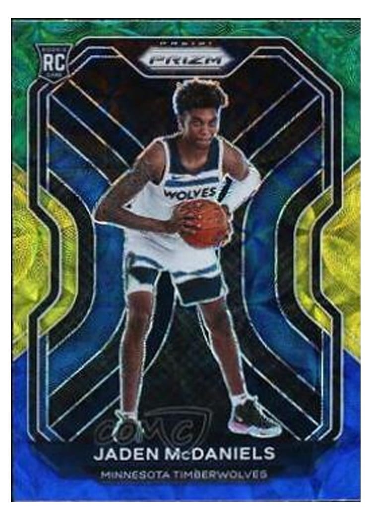 2020-21 Panini Prizm Base Set Jaden McDaniels #277 card