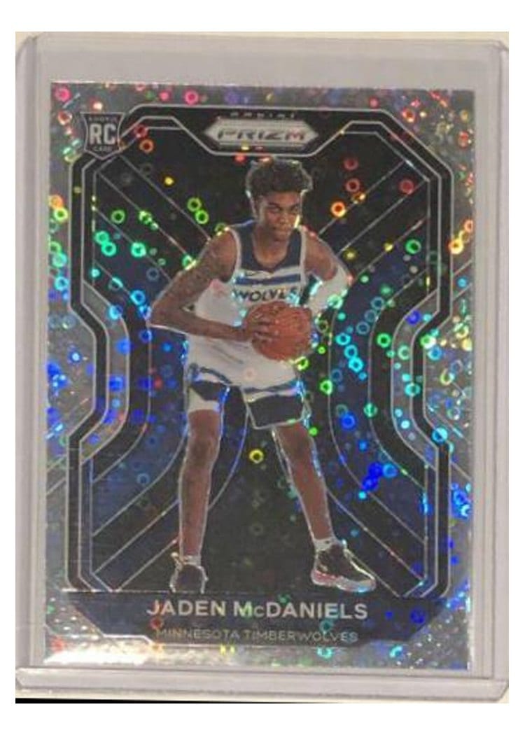 2020-21 Panini Prizm Base Set Jaden McDaniels #277 card