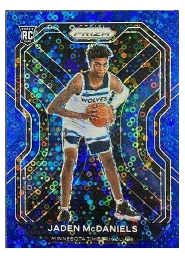 2020-21 Panini Prizm Base Set Jaden McDaniels #277 card