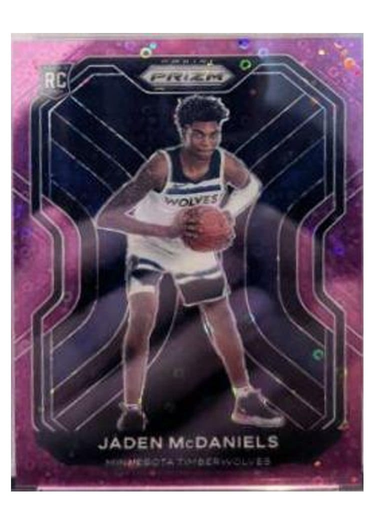 2020-21 Panini Prizm Base Set Jaden McDaniels #277 card