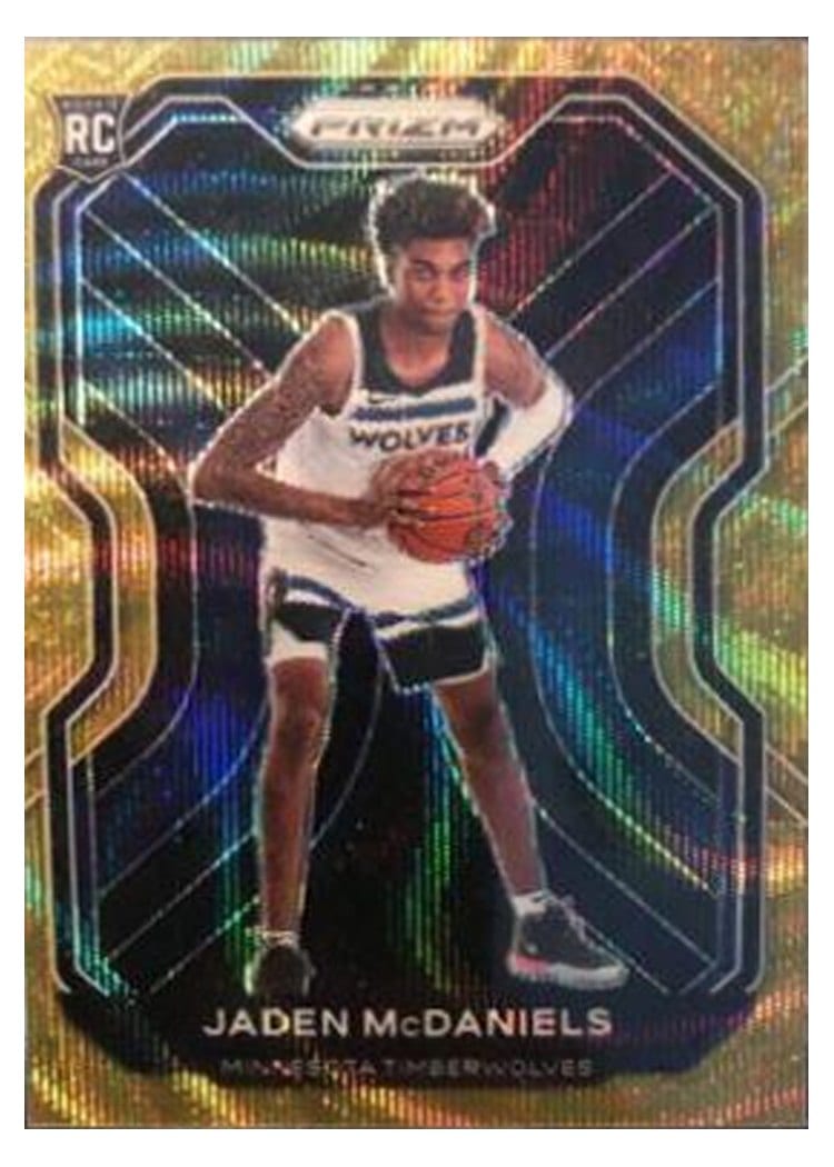 2020-21 Panini Prizm Base Set Jaden McDaniels #277 card