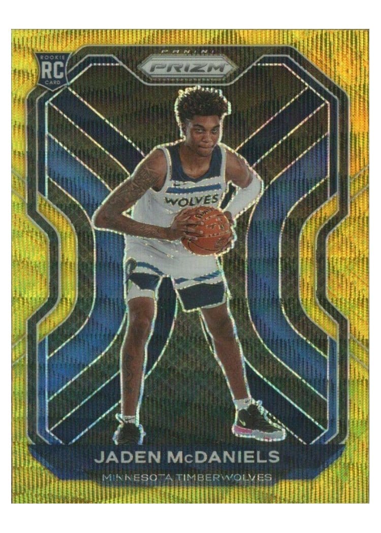 2020-21 Panini Prizm Base Set Jaden McDaniels #277 card