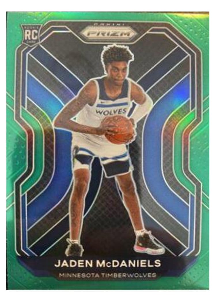 2020-21 Panini Prizm Base Set Jaden McDaniels #277 card