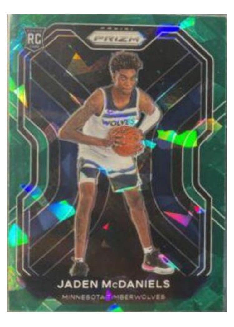 2020-21 Panini Prizm Base Set Jaden McDaniels #277 card