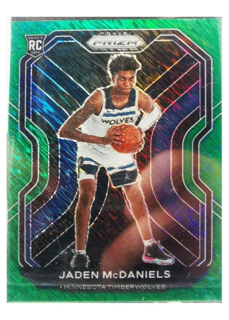 2020-21 Panini Prizm Base Set Jaden McDaniels #277 card