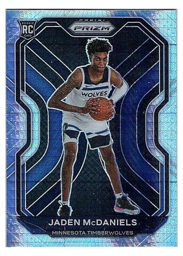 2020-21 Panini Prizm Base Set Jaden McDaniels #277 card