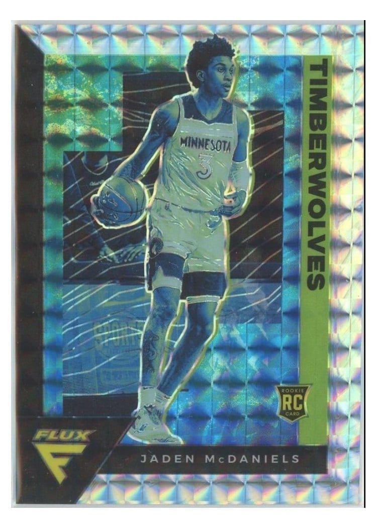 2020-21 Panini Prizm Base Set Jaden McDaniels #277 card