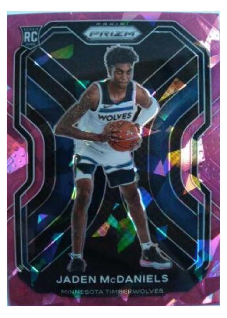 2020-21 Panini Prizm Base Set Jaden McDaniels #277 card