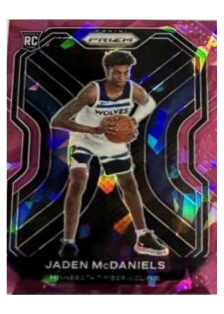 2020-21 Panini Prizm Base Set Jaden McDaniels #277 card