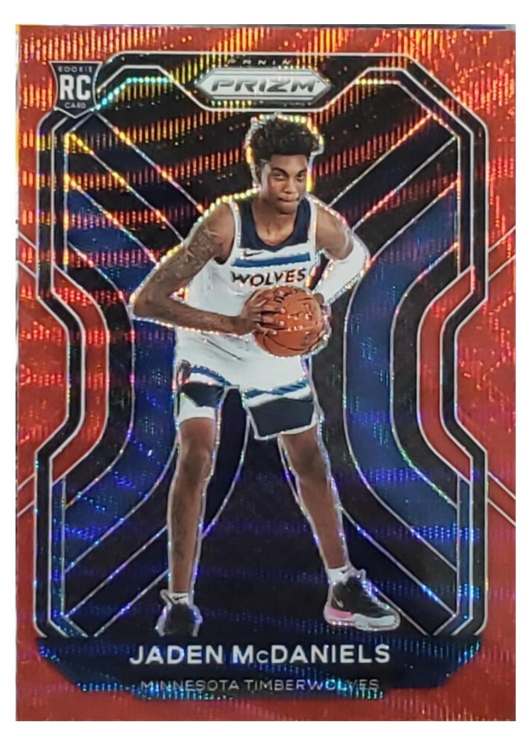 2020-21 Panini Prizm Base Set Jaden McDaniels #277 card