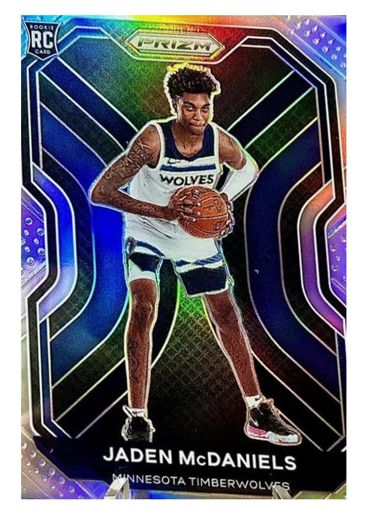 2020-21 Panini Prizm Base Set Jaden McDaniels #277 card