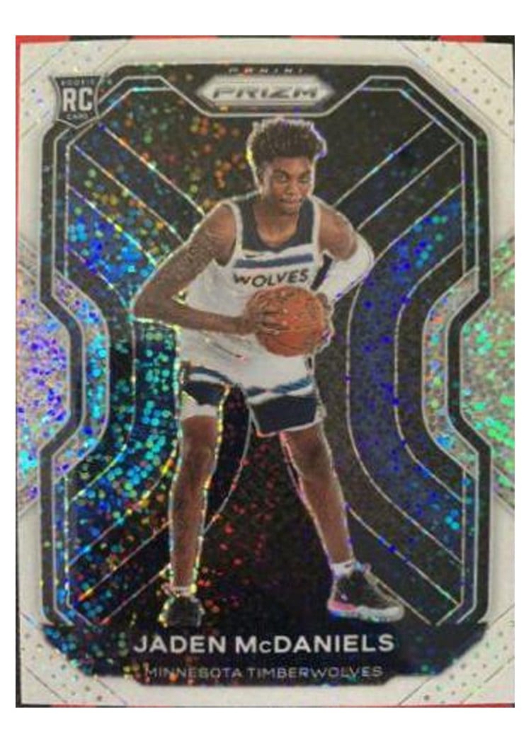 2020-21 Panini Prizm Base Set Jaden McDaniels #277 card