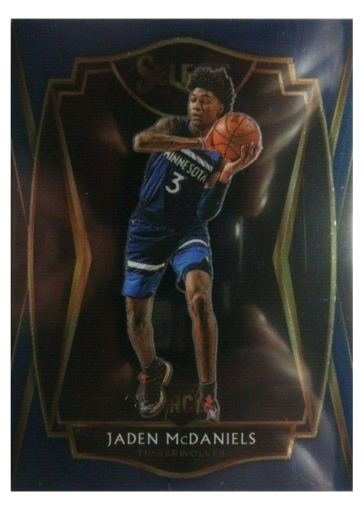 2020-21 Panini Select Base Set Jaden McDaniels #197 card