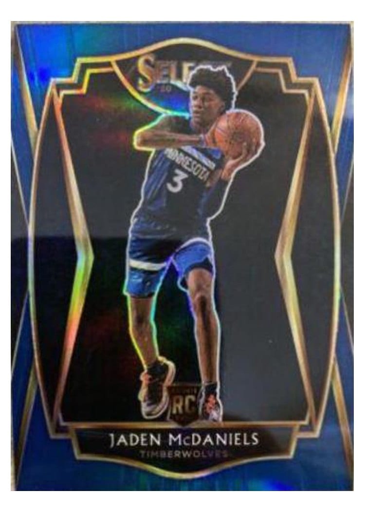 2020-21 Panini Select Base Set Jaden McDaniels #197 card