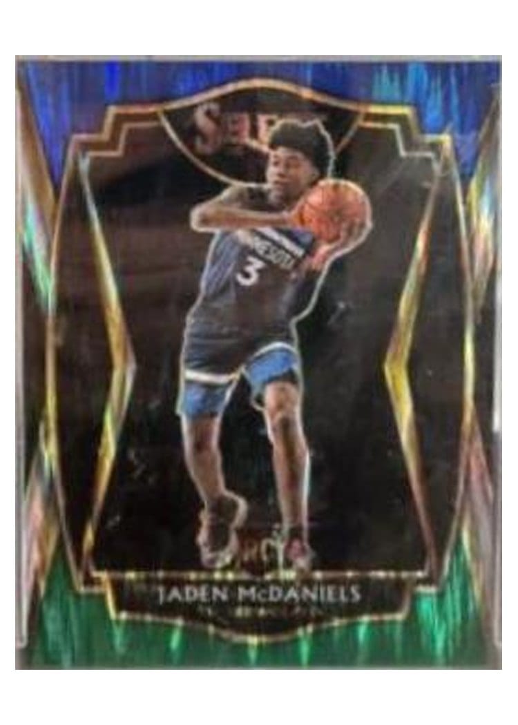 2020-21 Panini Select Base Set Jaden McDaniels #197 card