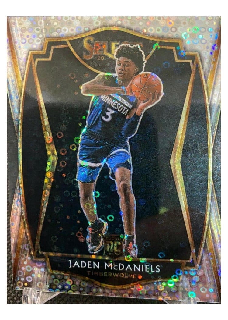 2020-21 Panini Select Base Set Jaden McDaniels #197 card