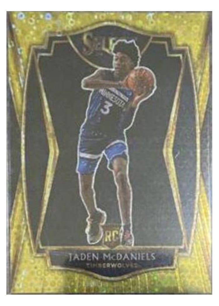2020-21 Panini Select Base Set Jaden McDaniels #197 card