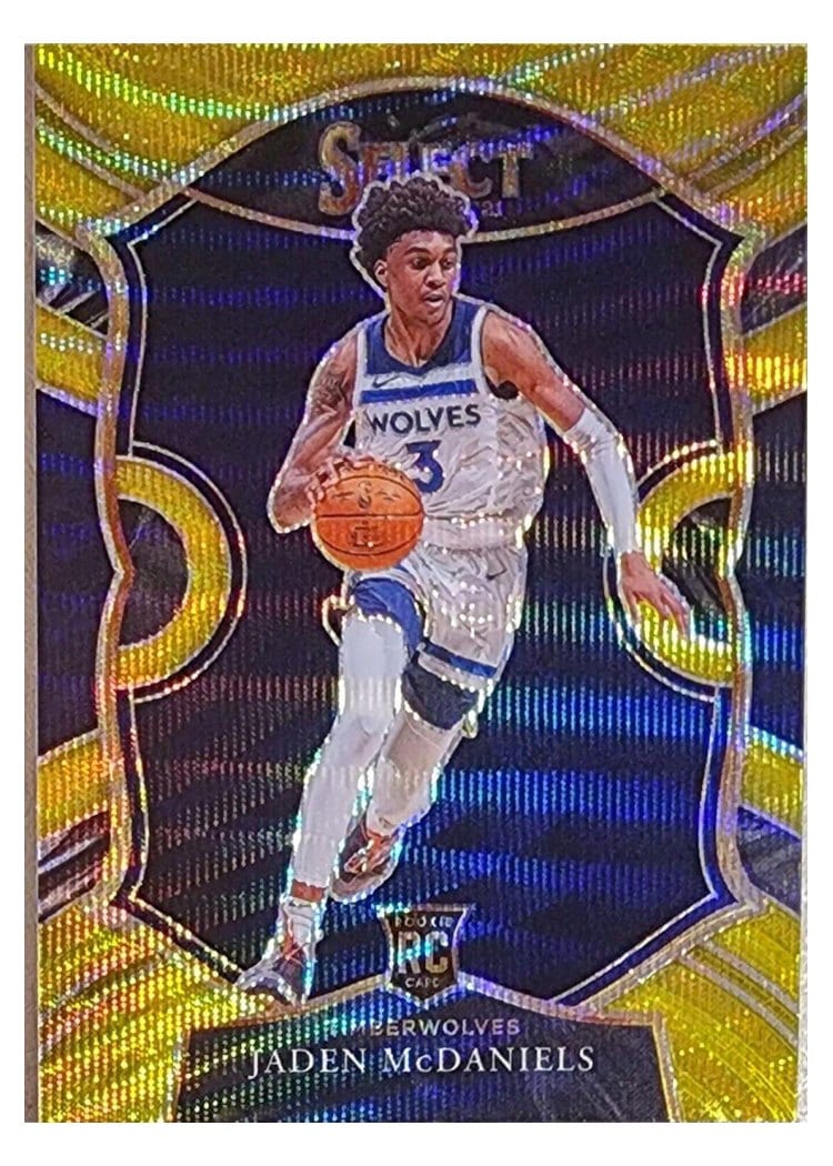 2020-21 Panini Select Base Set Jaden McDaniels #197 card