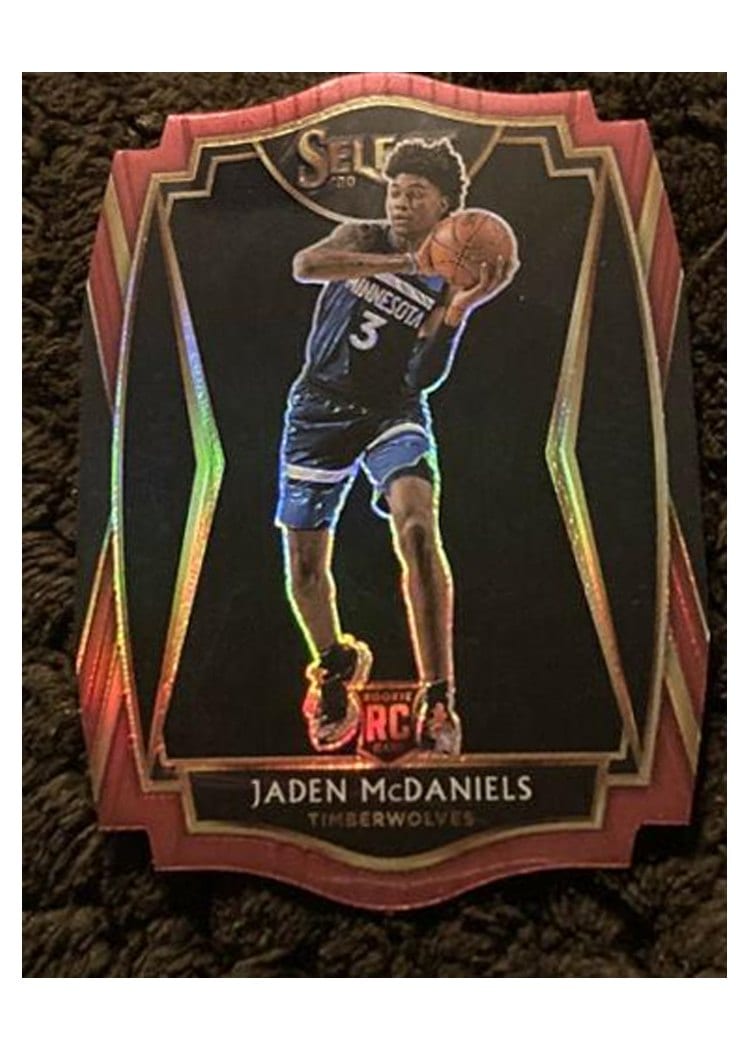 2020-21 Panini Select Base Set Jaden McDaniels #197 card