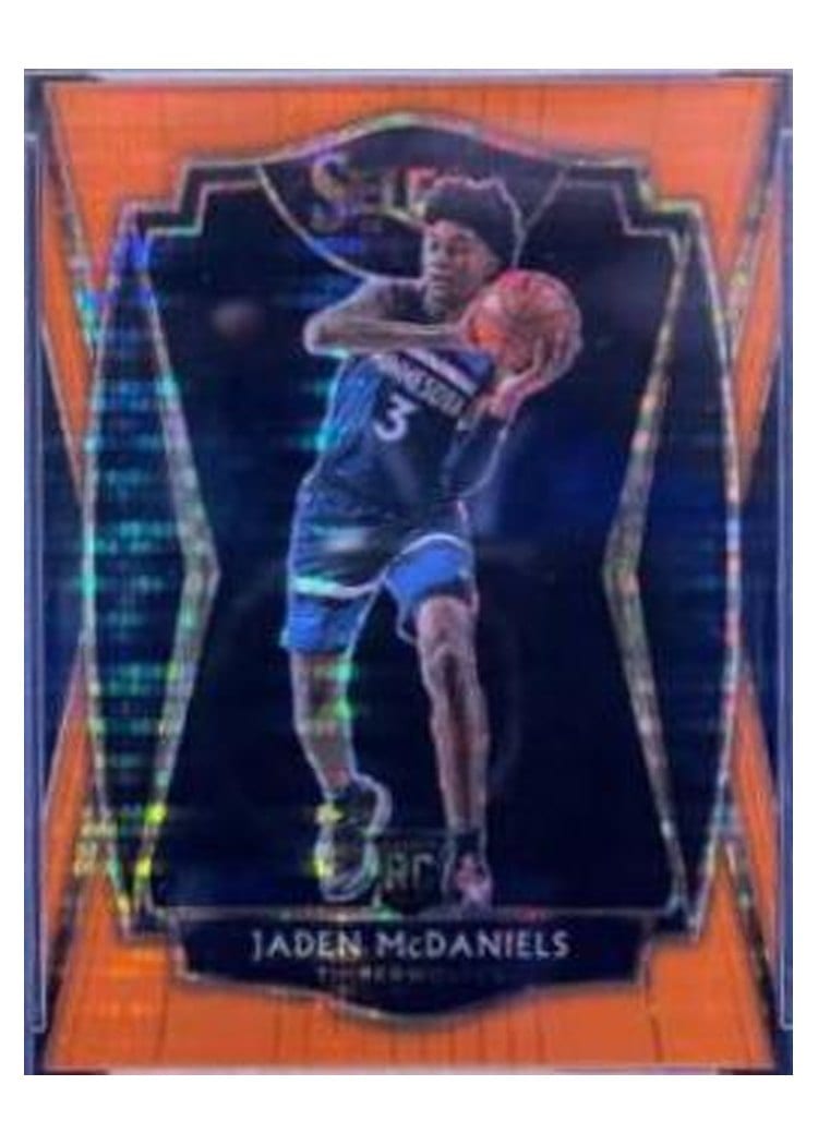 2020-21 Panini Select Base Set Jaden McDaniels #197 card