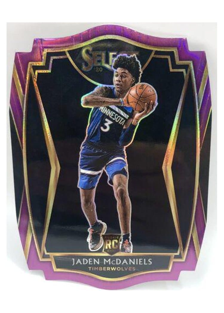 2020-21 Panini Select Base Set Jaden McDaniels #197 card