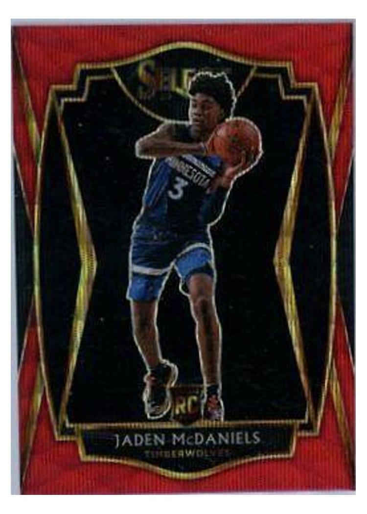 2020-21 Panini Select Base Set Jaden McDaniels #197 card